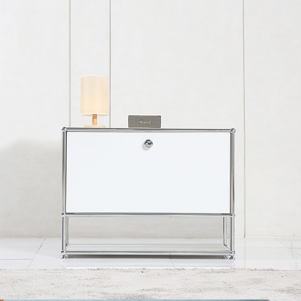 이가페 미드센츄리 모듈거실장 모노 1x2 다운플로어 수납장