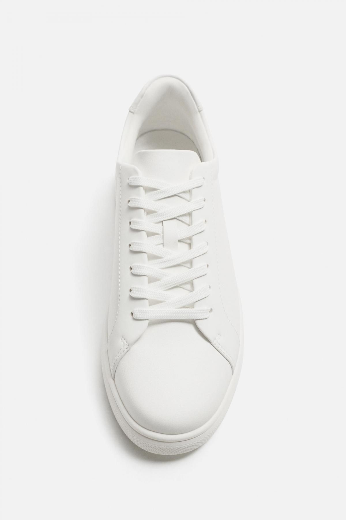 자라 미니멀 청키 스니커즈 MONOCHROME 2215/520 WHITE - 상세 이미지 5