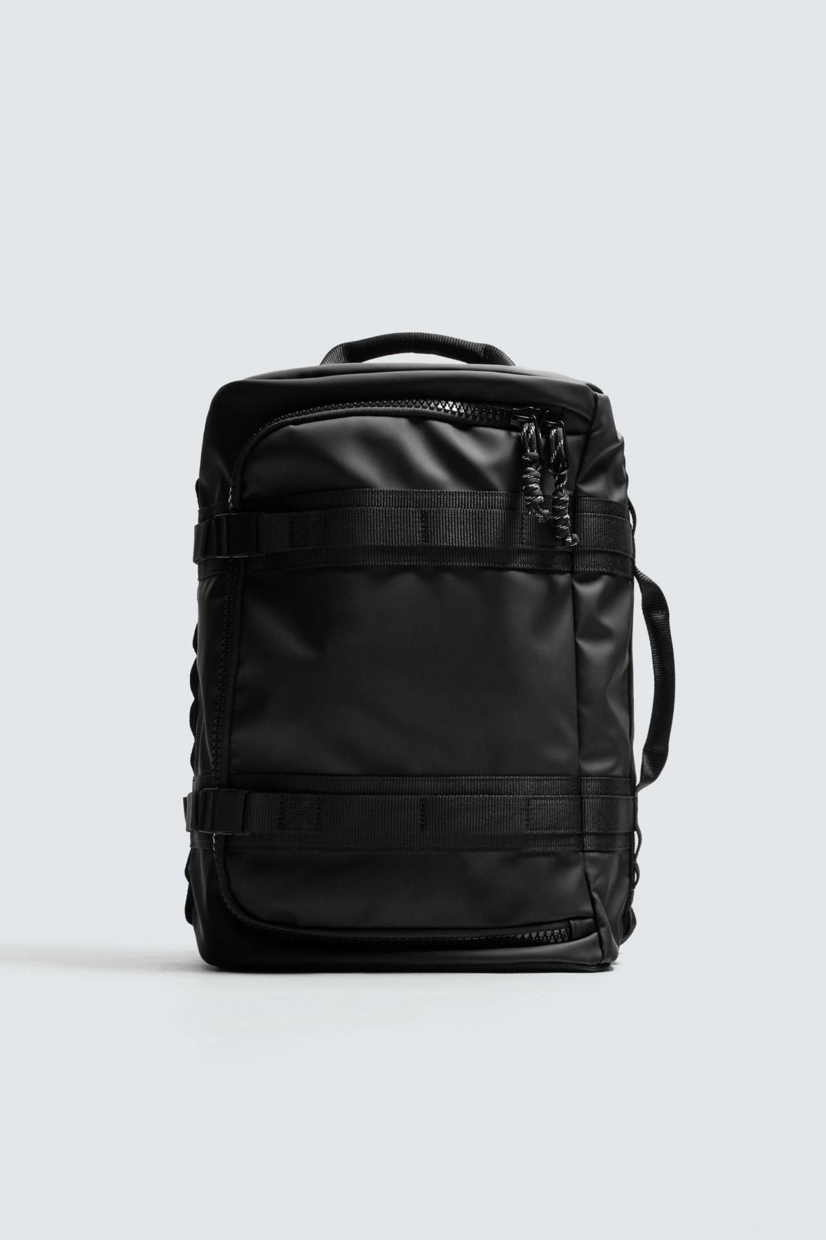 자라 테크니컬 트래블 블랙 백팩 3218/620 BLACK - 상품 이미지
