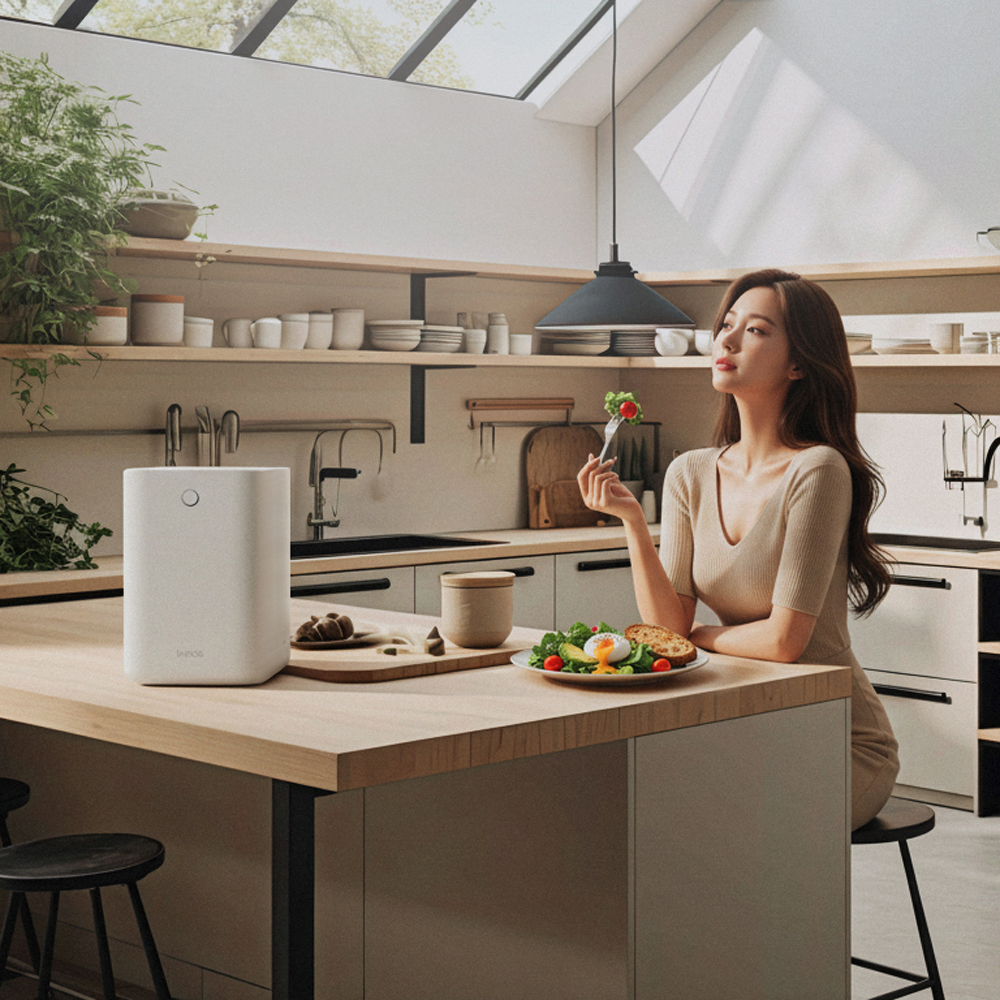 이노스 스마트 음식물처리기 가정용 분쇄기 건조기 2.5L