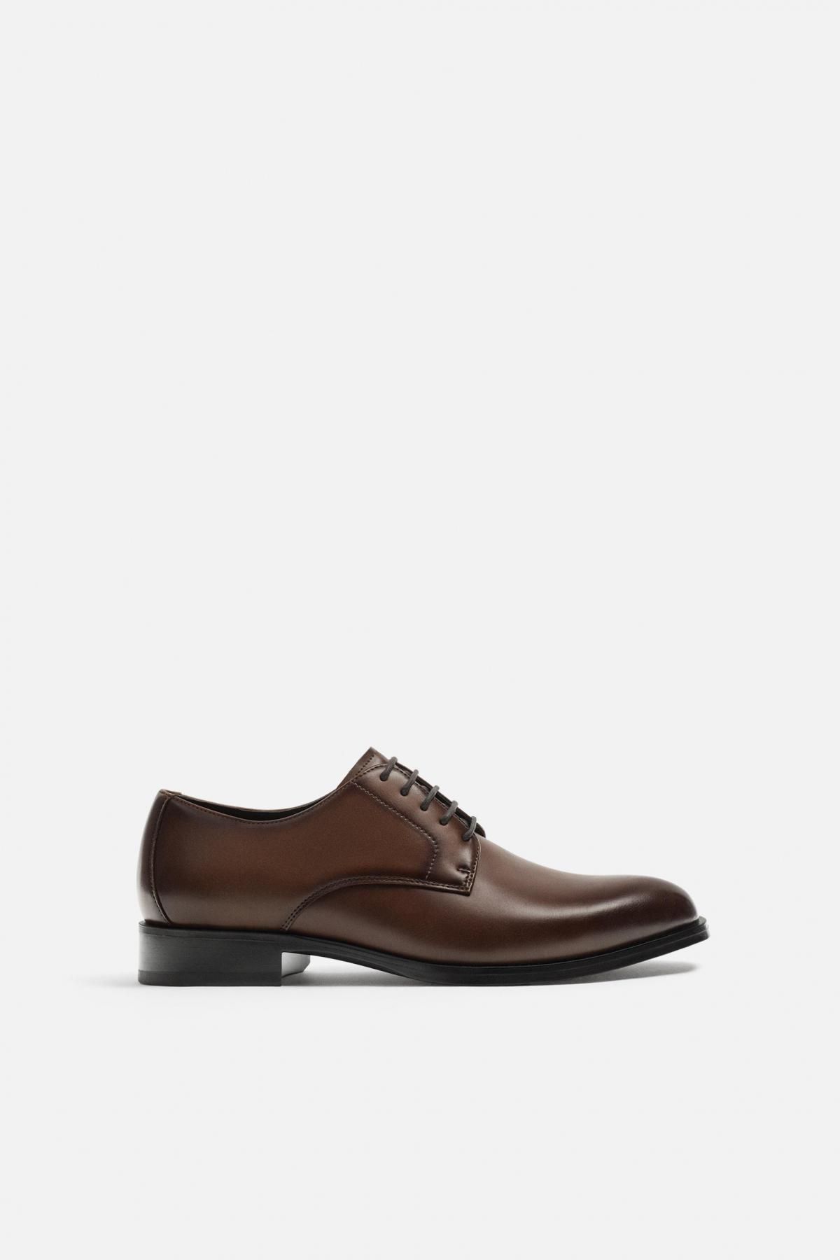 자라 더비 정장 슈즈 2401/520 BROWN - 상품 이미지