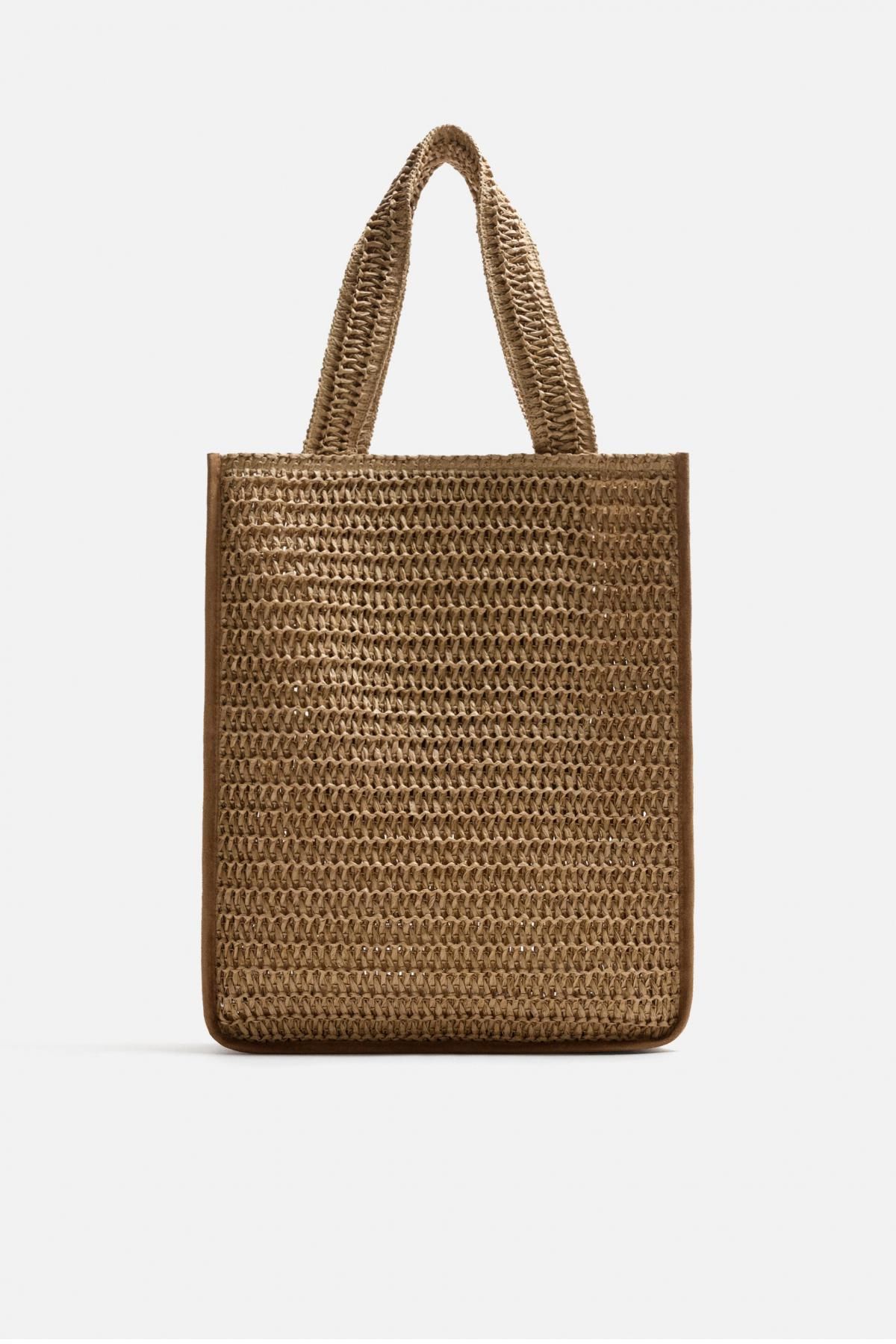 자라 브레이드 캐주얼 토트백 3305/620 LIGHT BEIGE - 메인 이미지