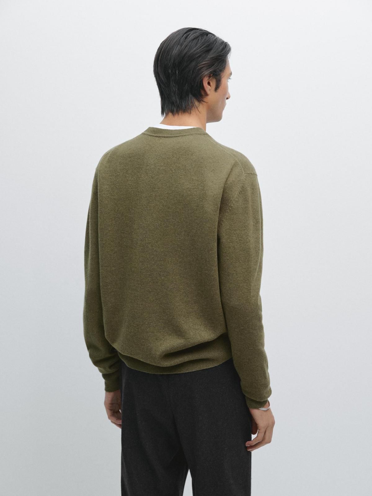 마시모두띠 프리미엄 울혼방 라운드 니트 스웨터 1010/240 SEA GREEN - 상세 이미지 4