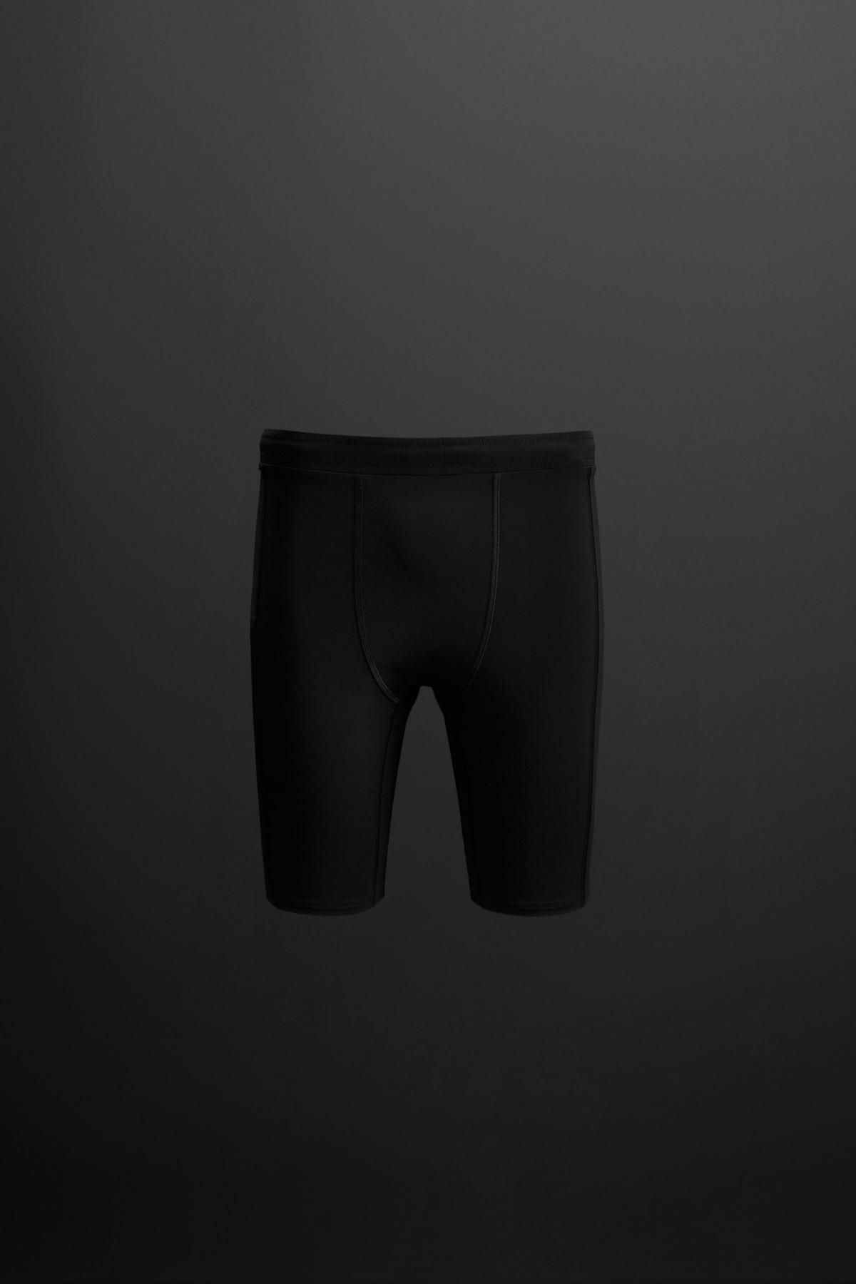 자라 테크니컬 스트레치 트레이닝 레깅스 0828/400 BLACK - 상품 이미지