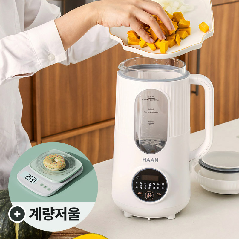 한경희 두유제조기 두유기 죽 이유식 콩물 제조기 두유메이커 가정용 저소음 대용량 1L - 상품 이미지