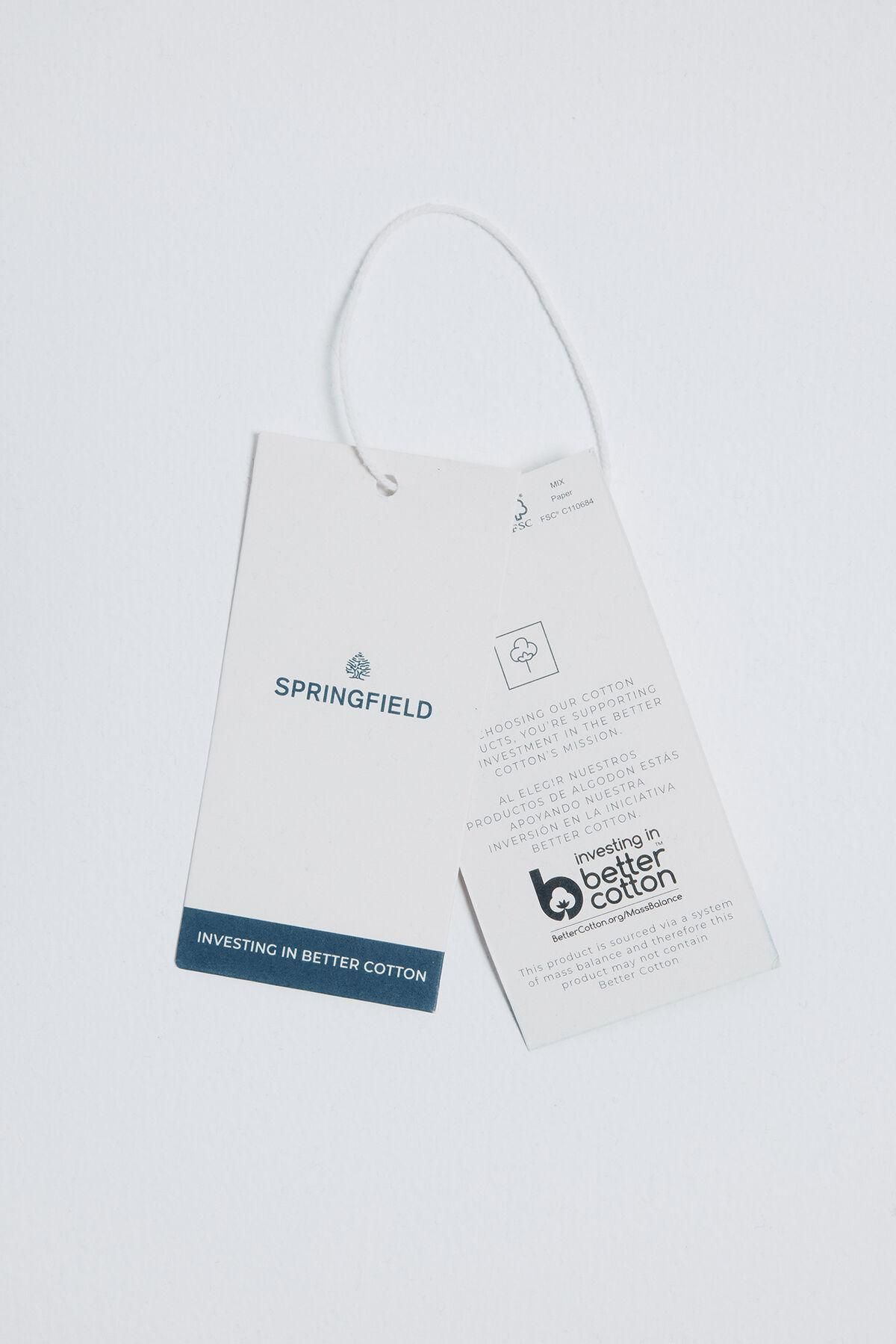 스프링필드 마린 스트라이프 긴팔 티셔츠 라운드넥 0072701 ESTAMPADO - 상세 이미지 3