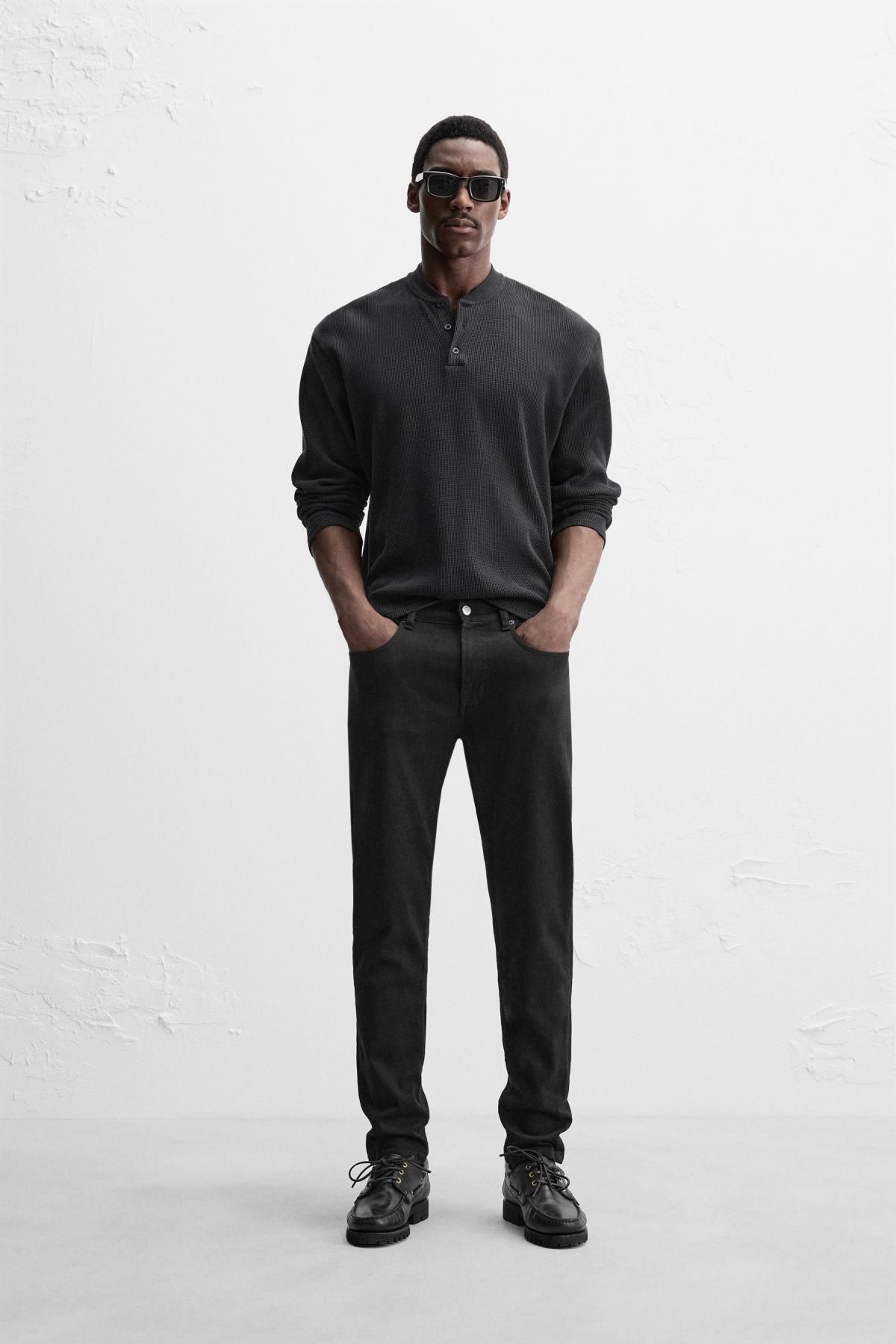 자라 슬림핏 진 0774/340 BLACK - 상세 이미지 2