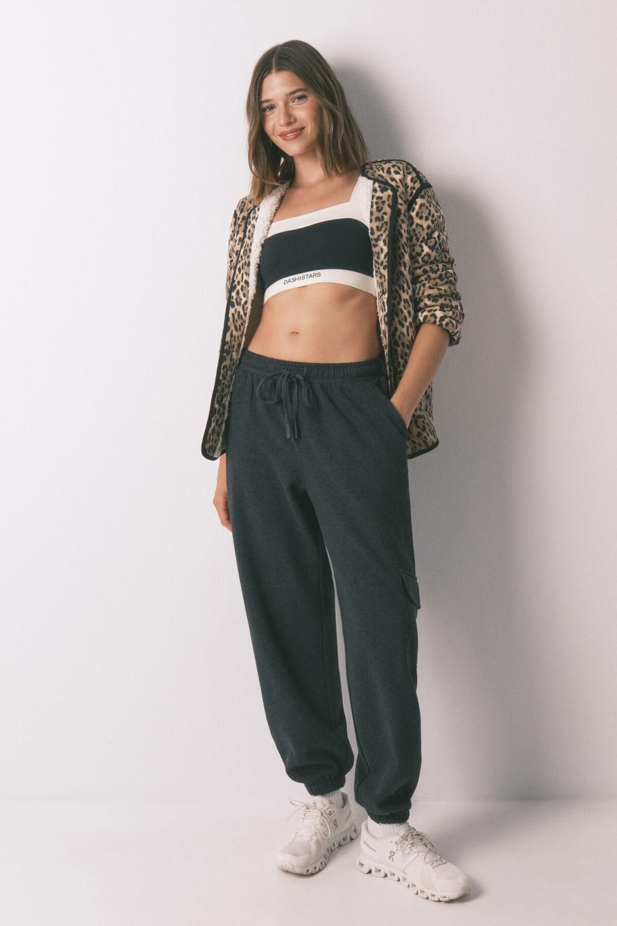 우먼시크릿 테크니컬 기모 캐럿핏 조거 팬츠 그레이 3702264 GRIS - 상세 이미지 3