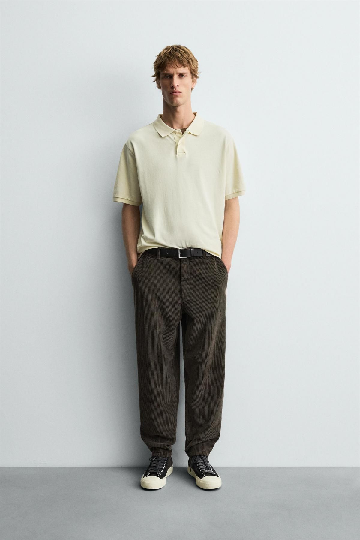 자라 코듀로이 캐롯핏 배기 팬츠 4302/305 BROWN - 상세 이미지 2