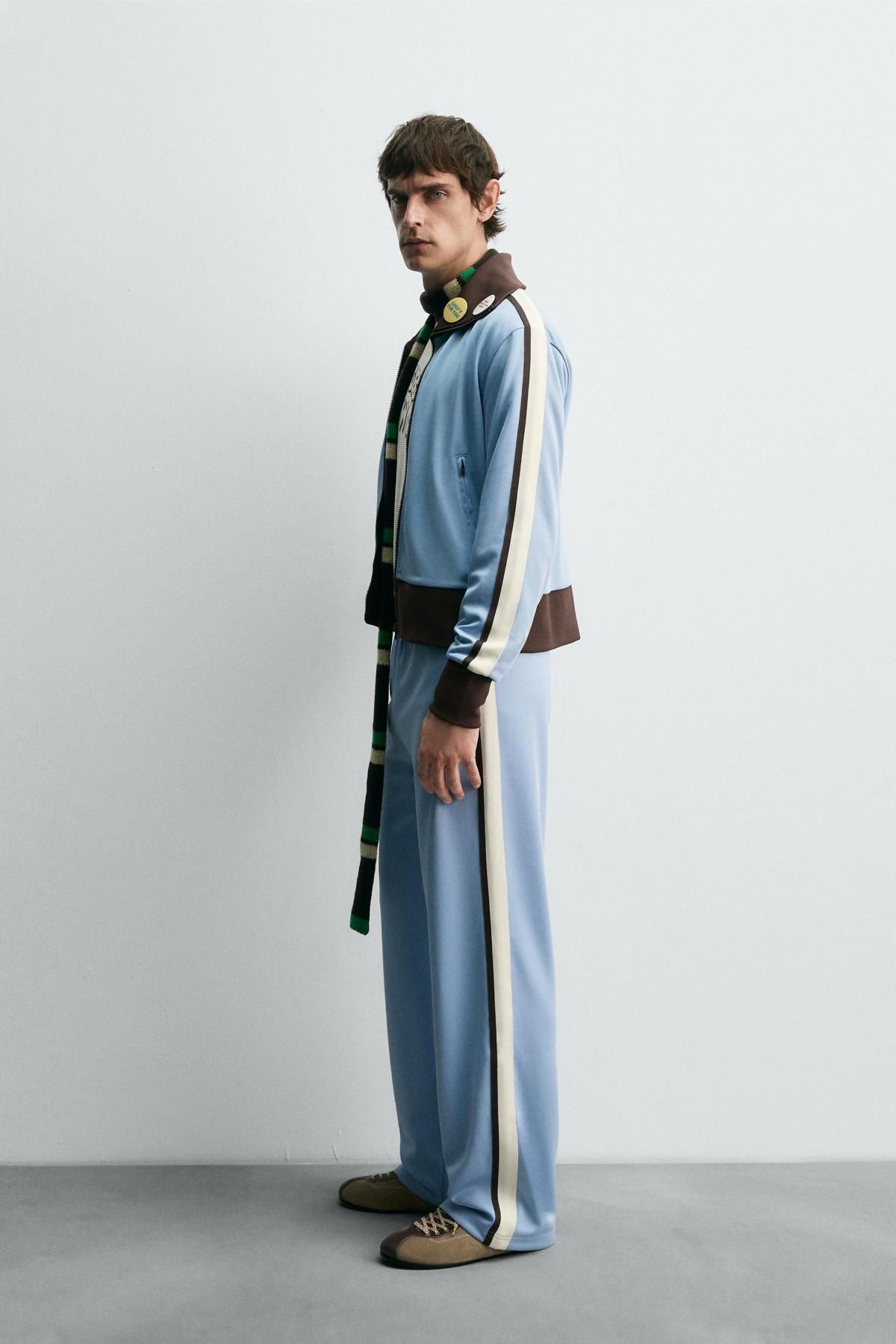 자라 사이드 라인 조거 팬츠 X 해리 램버트 디즈니 4092/353 SKY BLUE - 상세 이미지 4