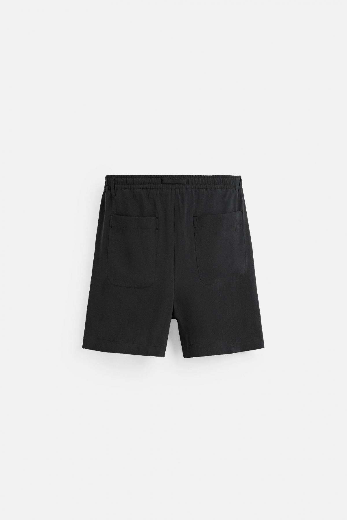자라 레귤러핏 버뮤다 쇼츠 2675/402 BLACK 이미지 8