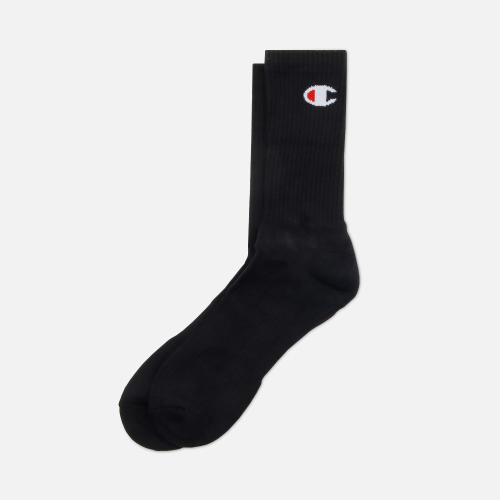 챔피온 자수 로고 장목 양말 3팩 A2230-BLK - 상세 이미지 2