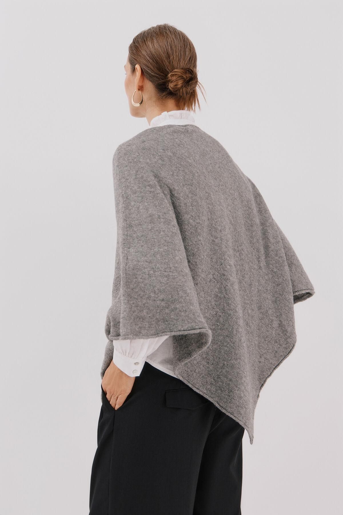 꼬르떼피엘 소프트 니트 판초 6242666 GRIS - 상세 이미지 2