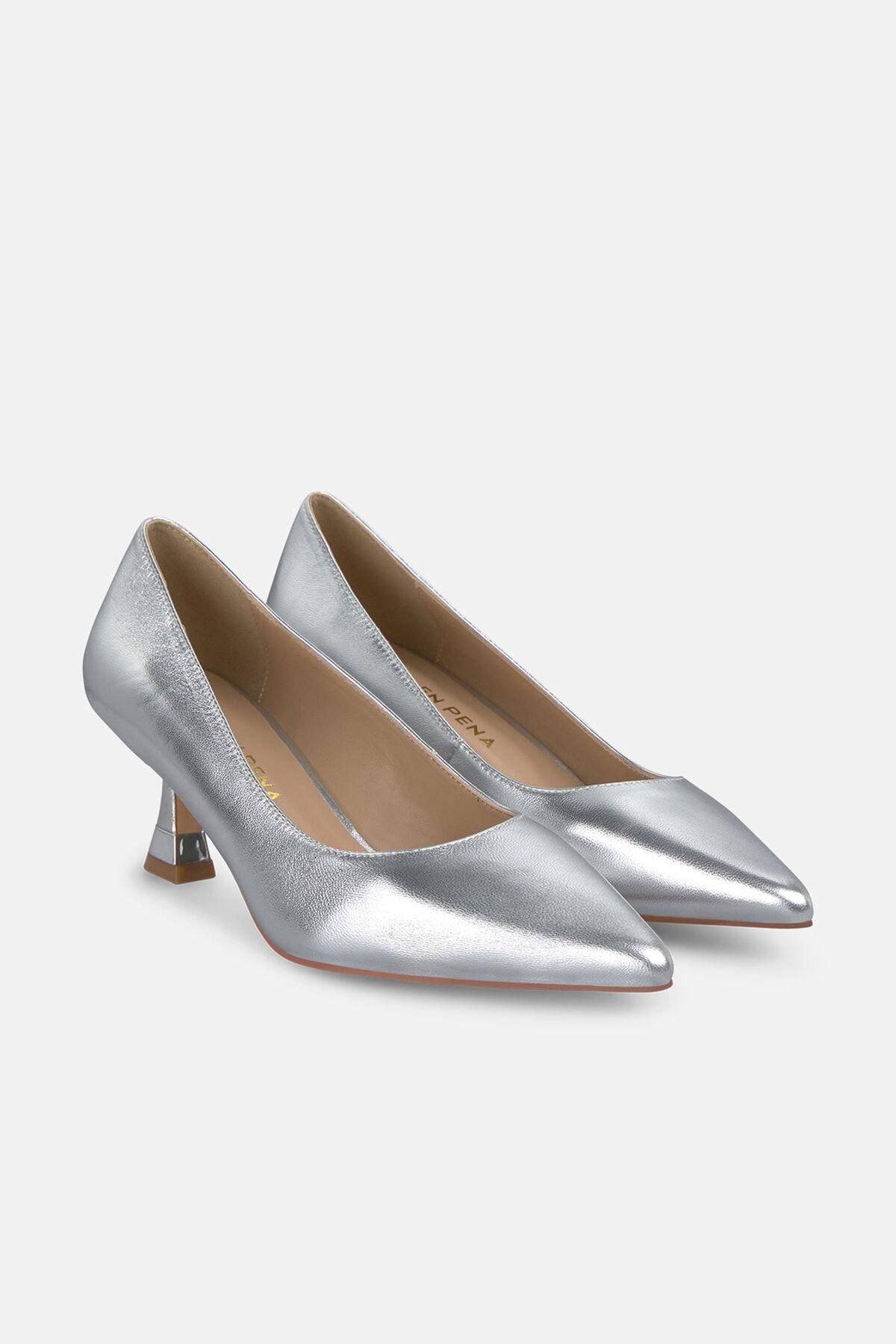 알마엔페나 실버 포인트토 펌프스 로우힐 6cm 3892247 GRIS - 상세 이미지 2