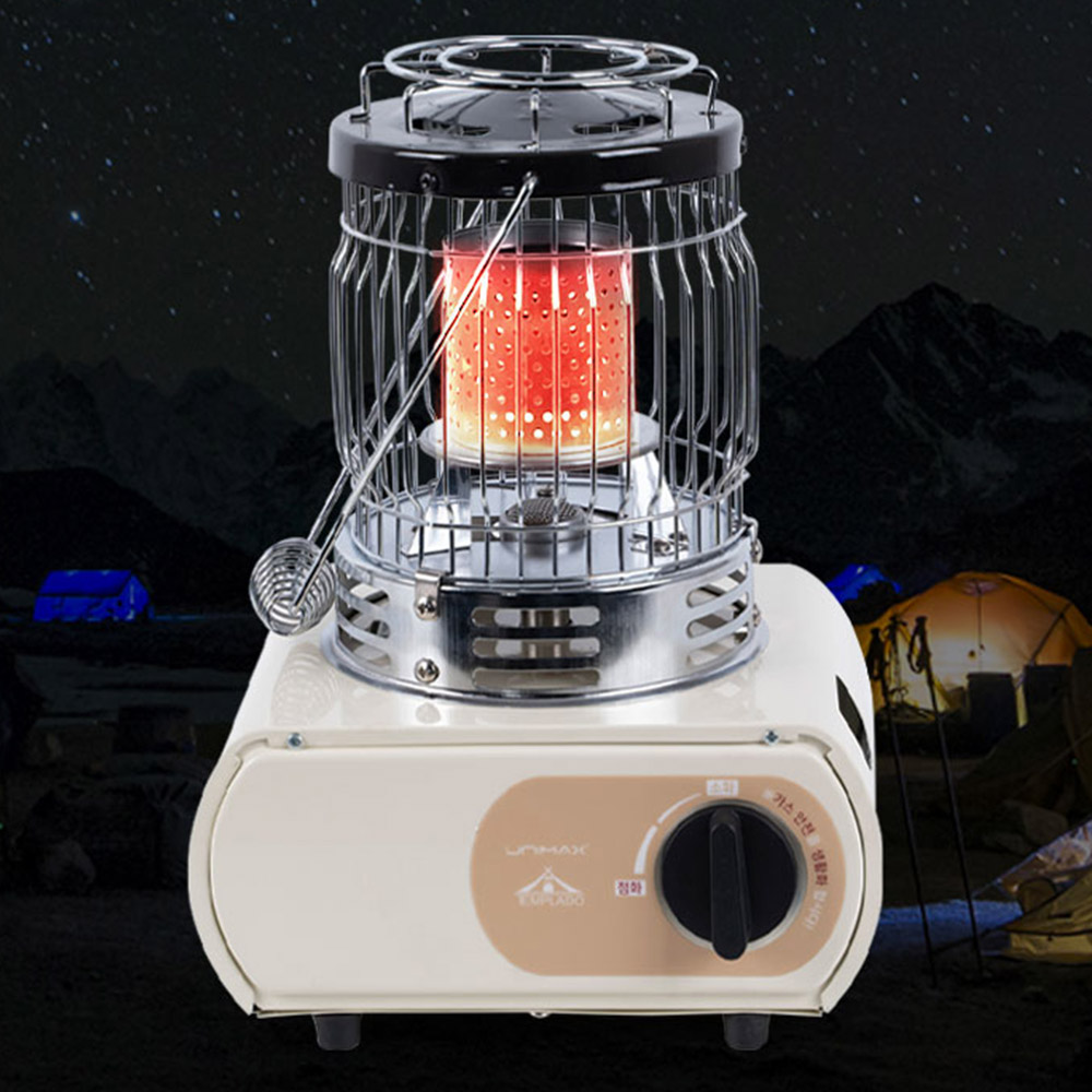 유니맥스 부탄가스 히터 UMH-AD3204V 화이트 겨울 난방