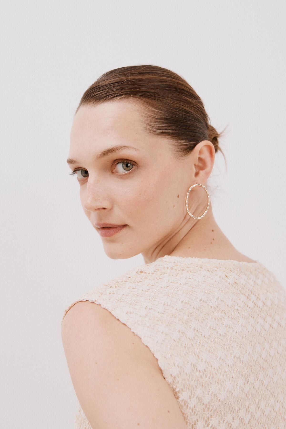 꼬르떼피엘 테크니컬 루렉스 민소매 미디 원피스 5202670 MARFIL - 상세 이미지 4