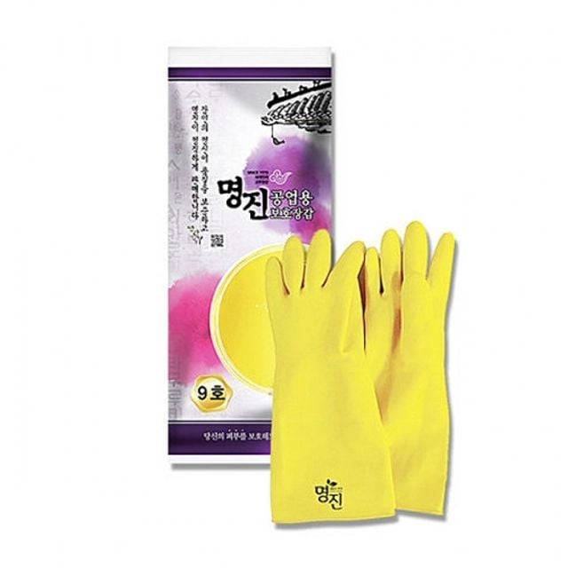 명진 공업용 고무장갑 9호공업장갑 산업장갑 고무장갑 명진공업용9호 - 메인 이미지