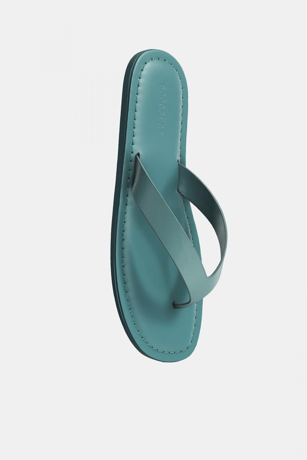 자라 레더 스트랩 미니멀 샌들 2742/620 SEA GREEN - 상세 이미지 2
