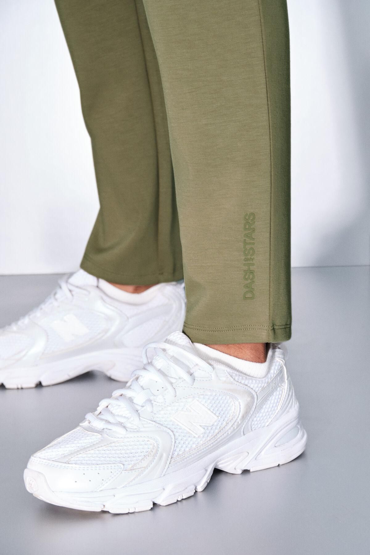 대시 앤 스타즈 테크니컬 카키 하이웨이스트 조거 팬츠 5172053 BEIGE - 상세 이미지 4