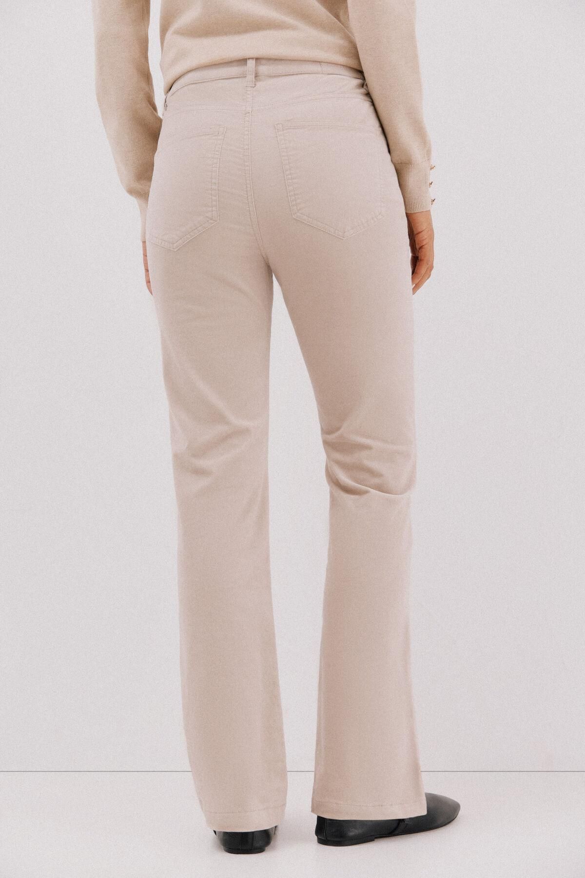 꼬르떼피엘 벨벳 컴포트 슬림핏 팬츠 8722329 BEIGE - 상세 이미지 4