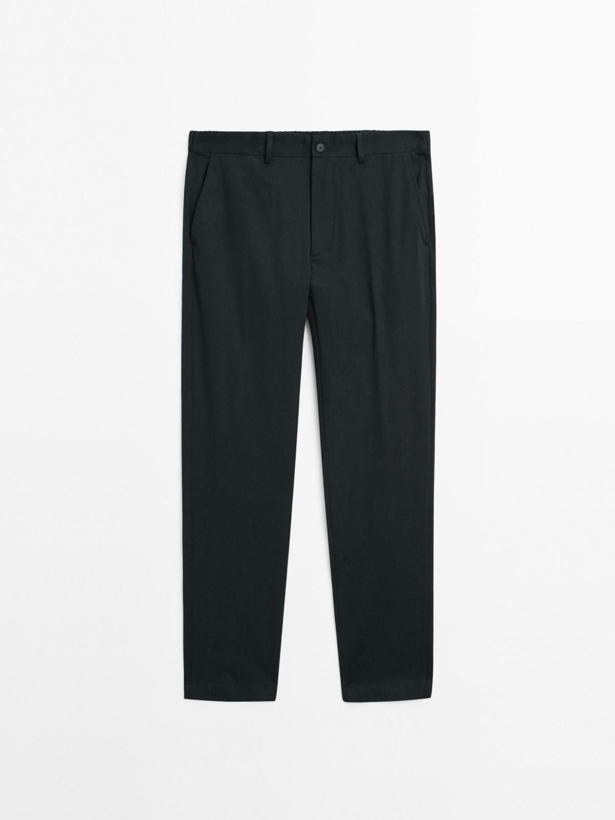 마시모두띠 테크니컬 코튼블렌드 세미 조거 팬츠 0029/006 NAVY BLUE - 상세 이미지 5