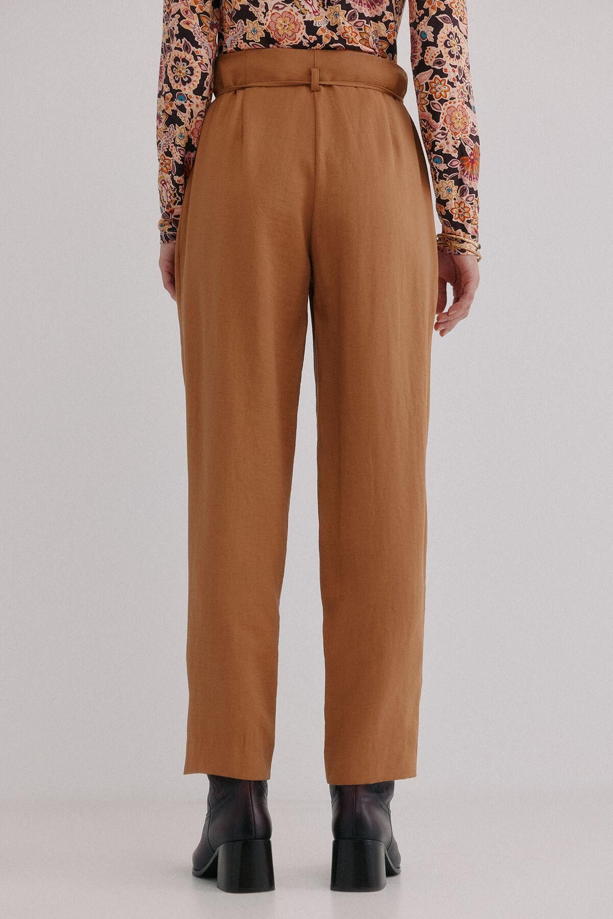 호스 인트로피아 테크니컬 슬랙스 타이 팬츠 6542831 BEIGE - 상세 이미지 4