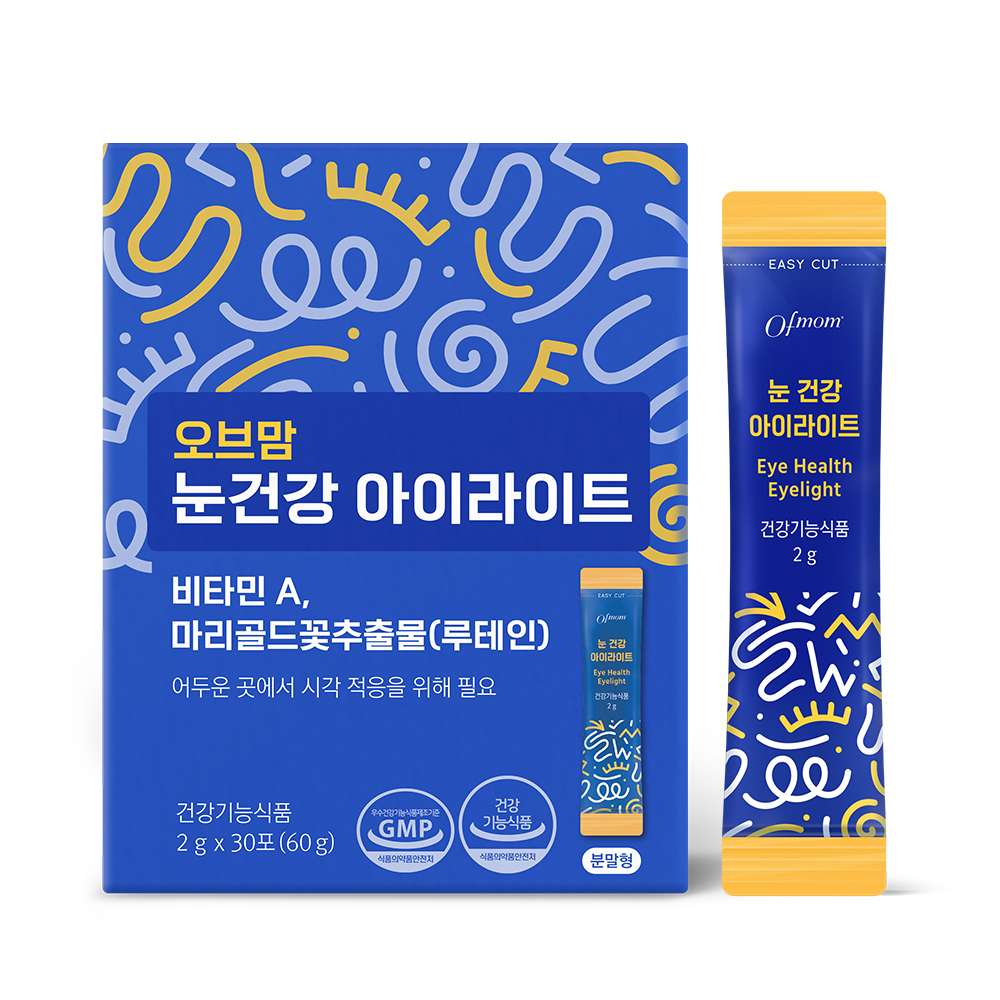 오브맘 눈건강 아이라이트 30포 1개월분 - 상품 이미지
