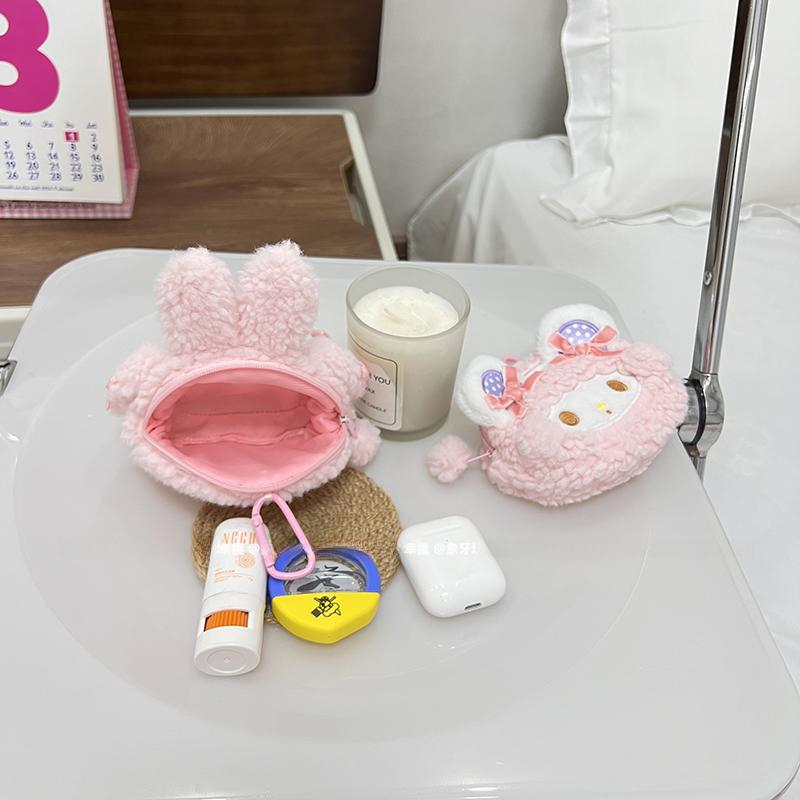 산리오 동전지갑 파우치 마이멜로디 한교동 동전 소품 수납 보관 이미지 6