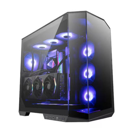 MSI MAG PANO 100R 프로젝트 제로 컴퓨터 PC 케이스 (블랙)