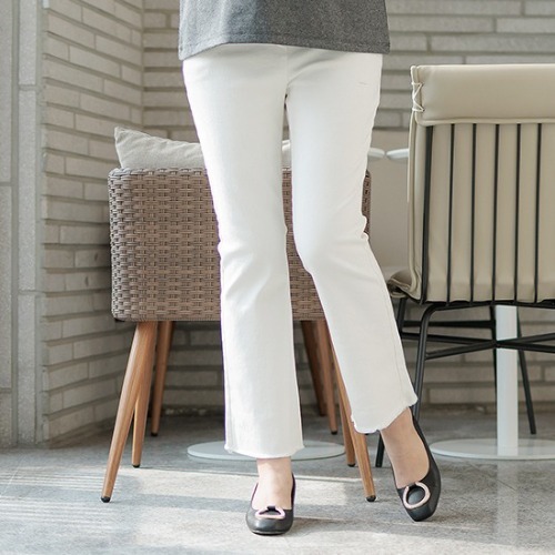 엄마옷 조이마담 PT9943 테이프포켓 태슬 기모 밴딩팬츠 겨울바지 중년여성의류 - 상품 이미지