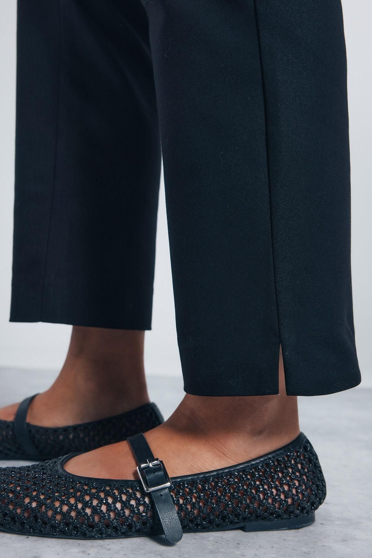 스프링필드 테일러드 스트레이트핏 크롭 치노 팬츠 6832066 NEGRO - 상세 이미지 5