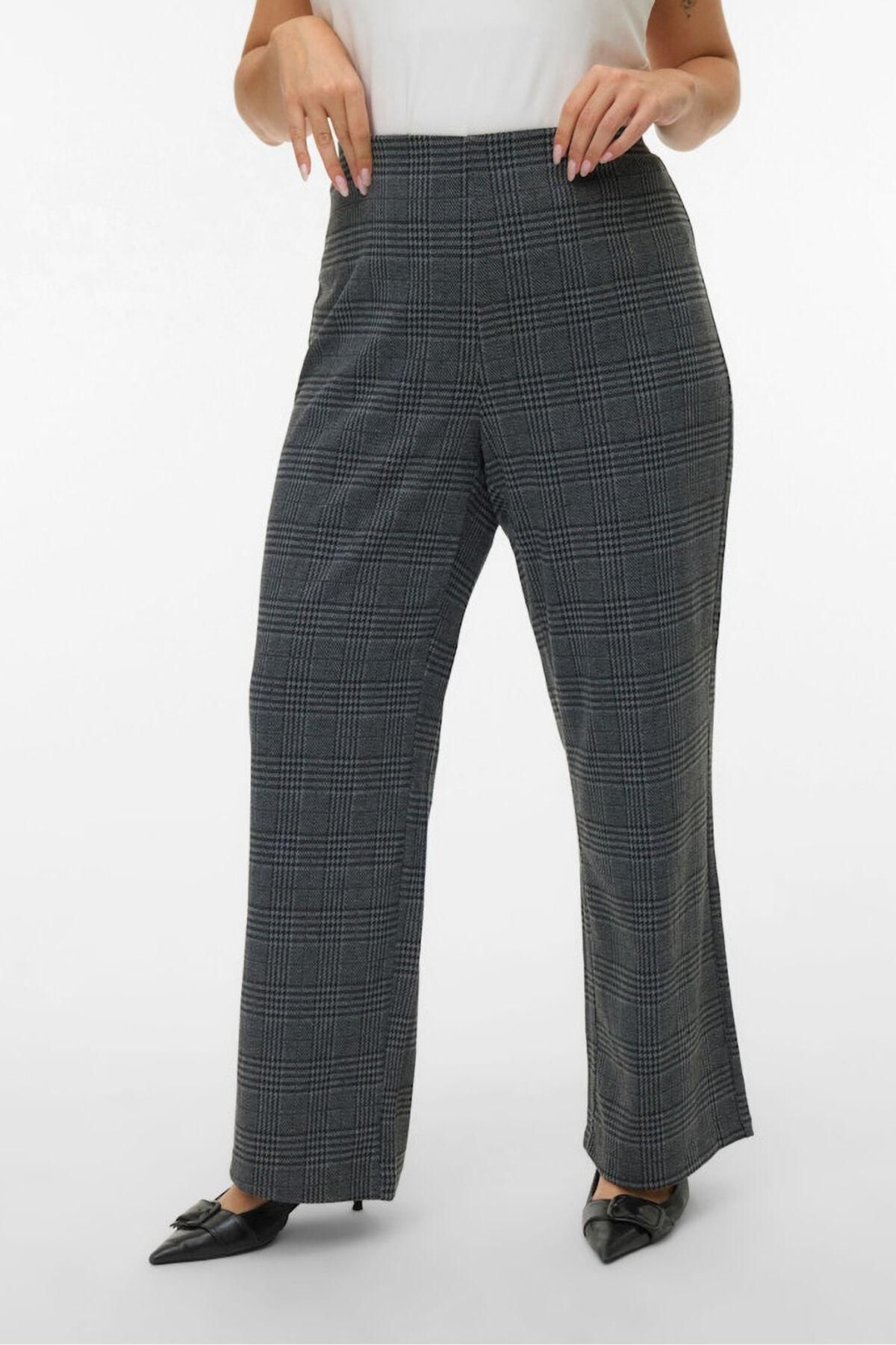 베로모다 테크니컬 하이웨이스트 와이드 팬츠 3722173 GRIS - 상품 이미지