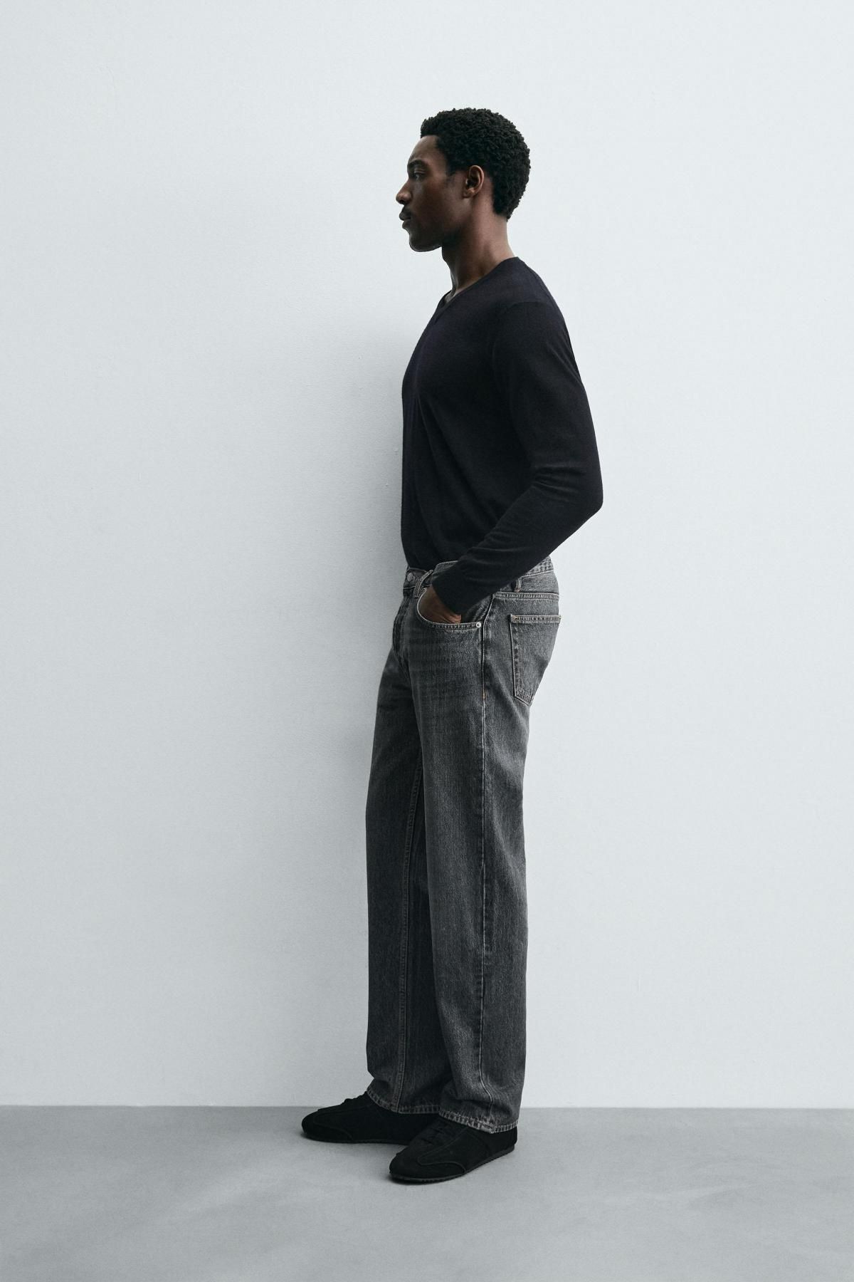 자라 빈티지 워싱 스트레이트핏 데님 진 8062/330 GREY - 상세 이미지 5