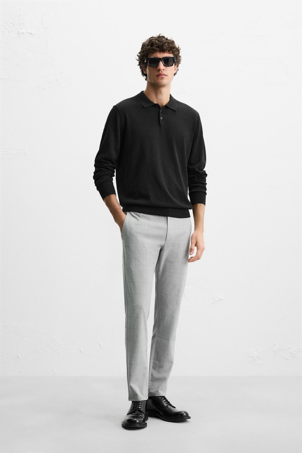 자라 슬림핏 컴포트 팬츠 6861/441 GREY MARL - 상세 이미지 2