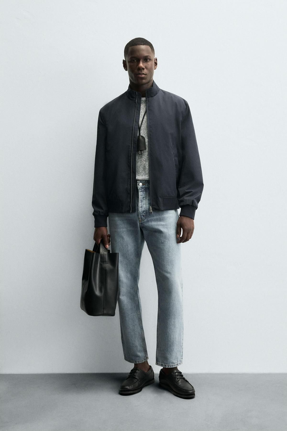 자라 테크니컬 경량 집업 재킷 2949/154 DARK NAVY - 상세 이미지 2