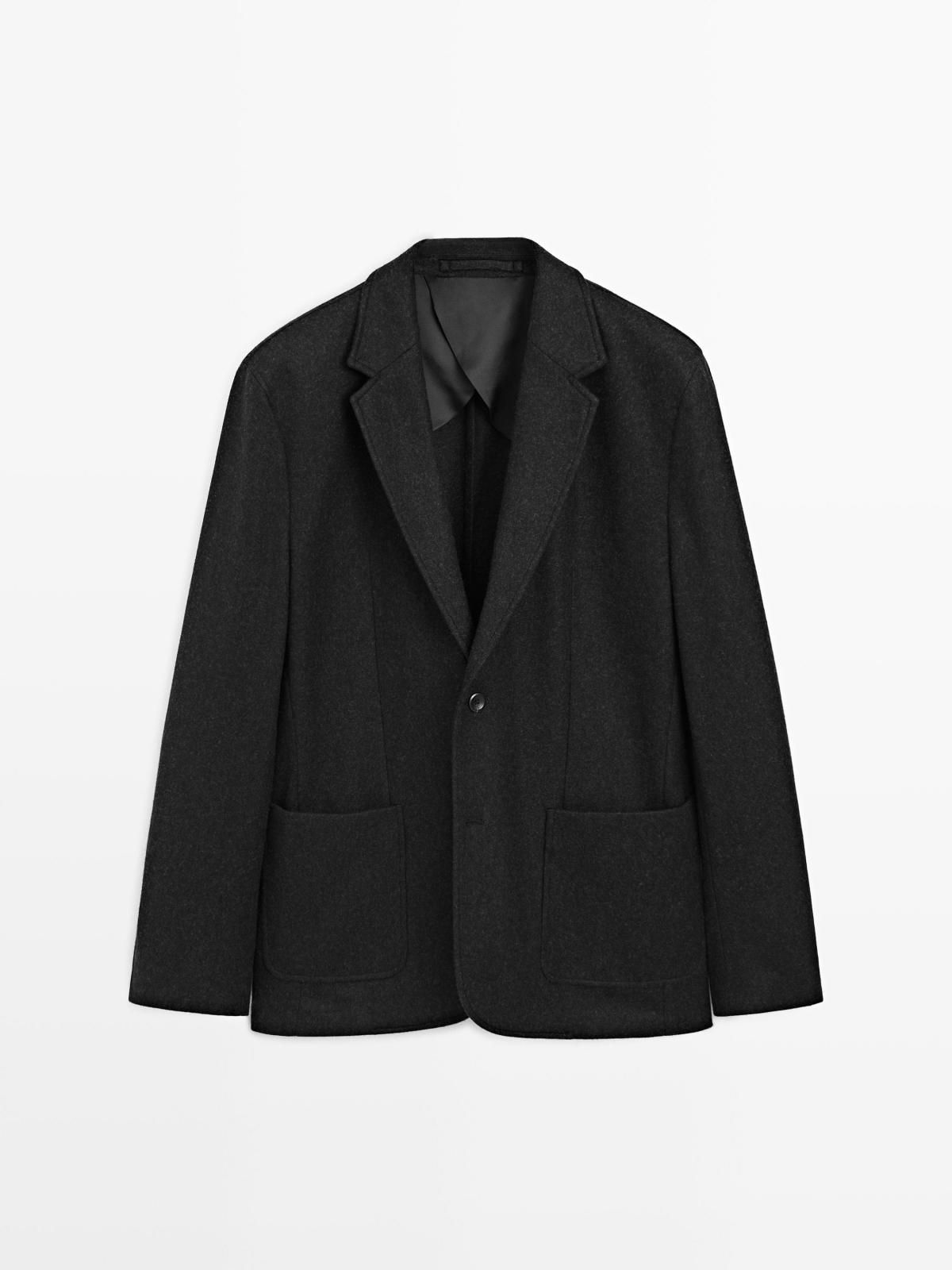 마시모두띠 클래식 울블렌드 테일러드 블레이저 2808/367 CHARCOAL - 상품 이미지