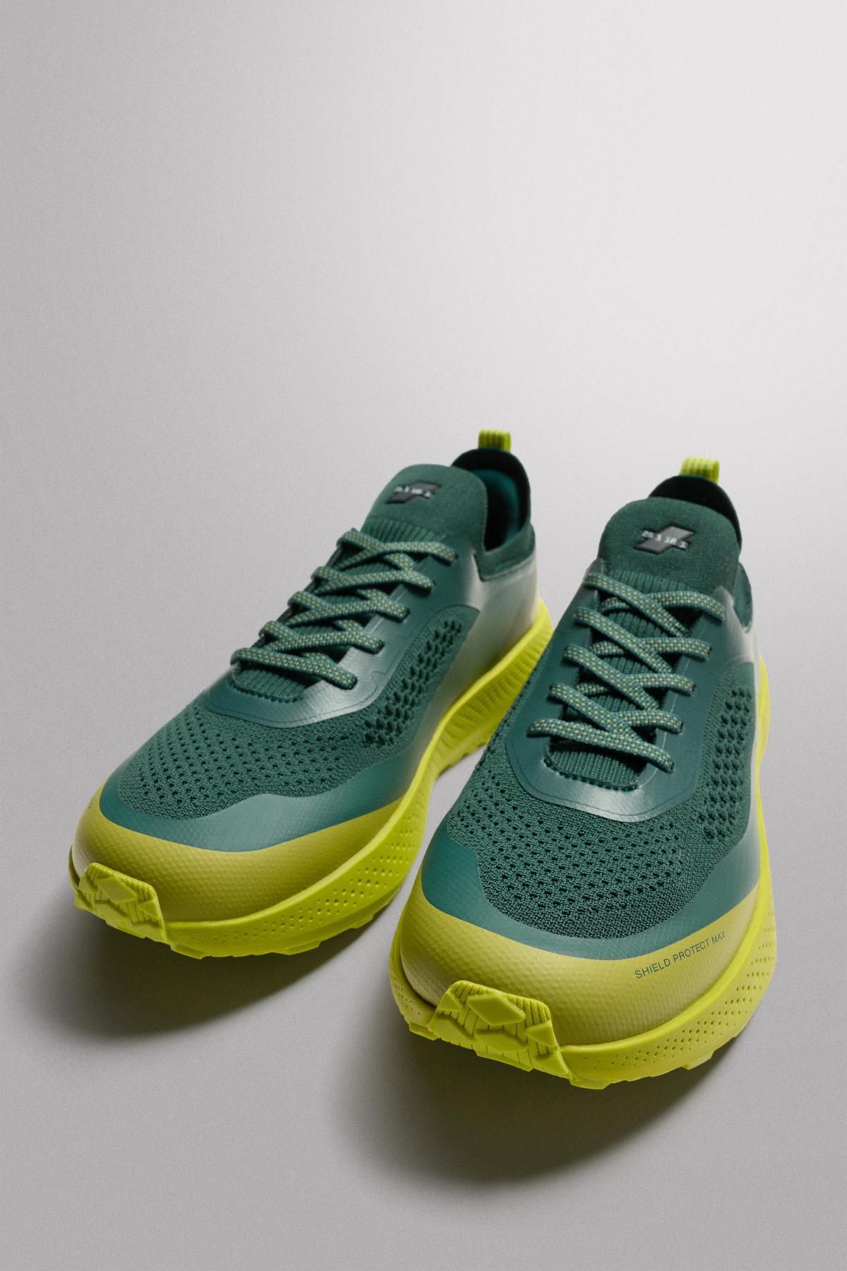 자라 테크니컬 경량 쿠션 데일리 러닝 스니커즈 2314/620 GREEN - 상세 이미지 2