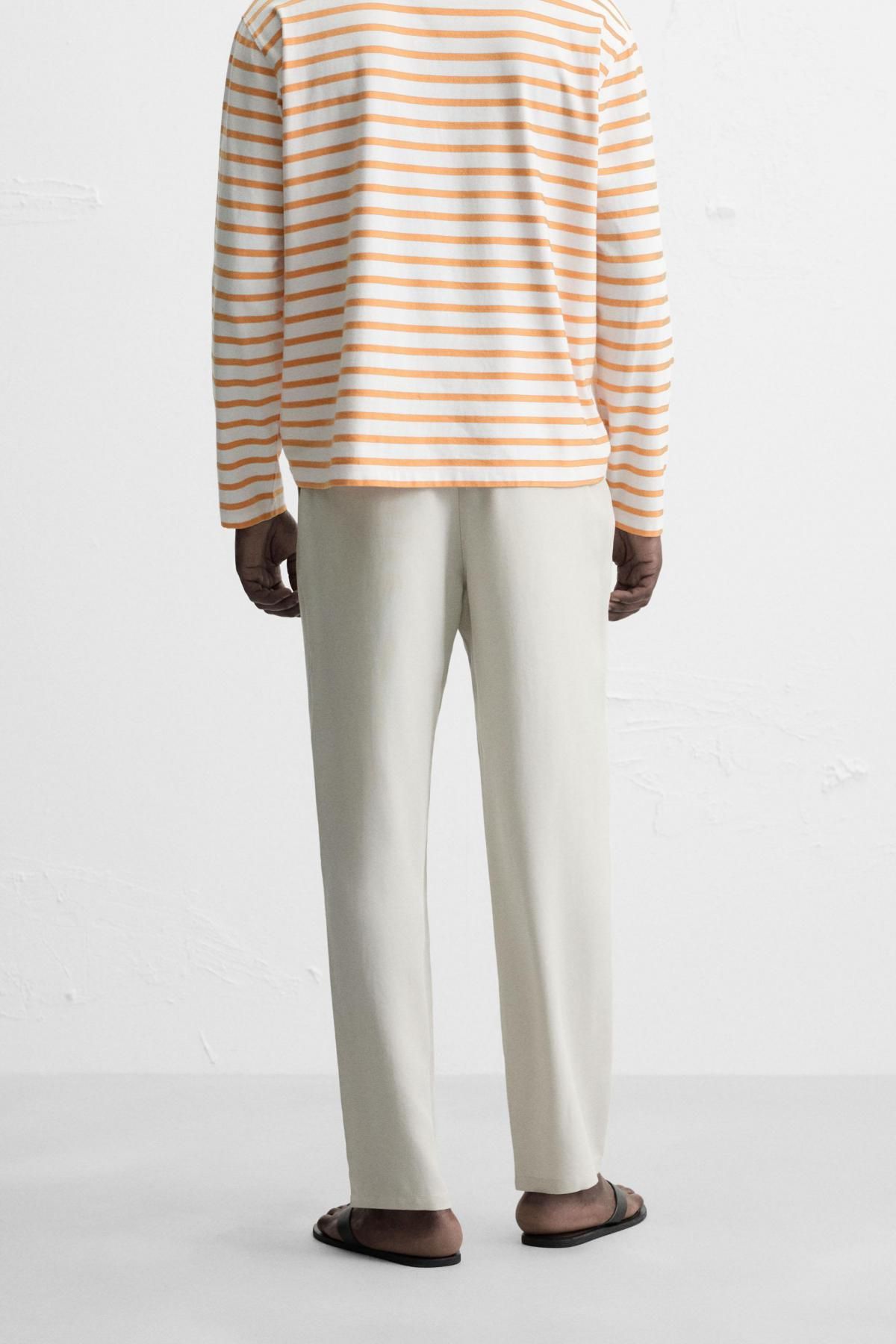 자라 릴렉스핏 테크니컬 라이오셀 팬츠 4391/311 ICE - 상세 이미지 3