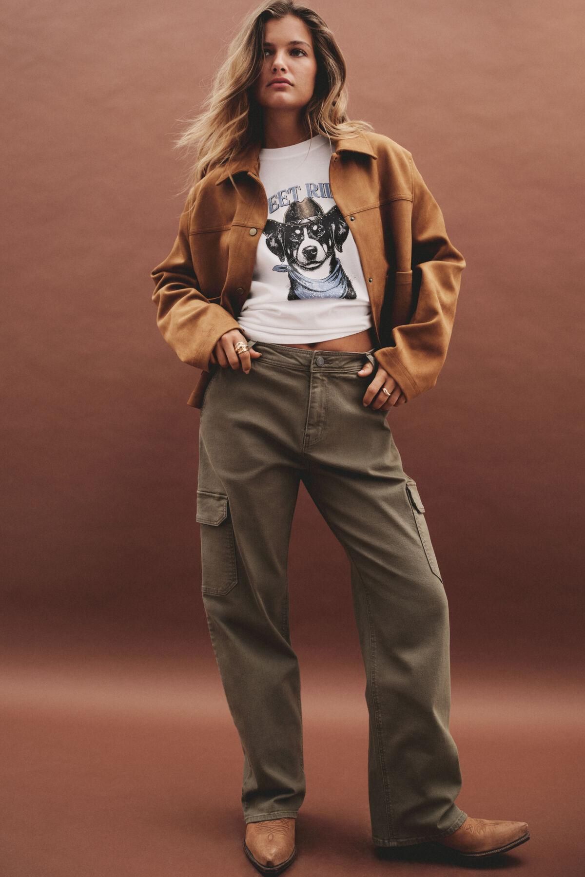 스프링필드 테크니컬 코튼 카고 팬츠 6832079 KAKI - 상품 이미지