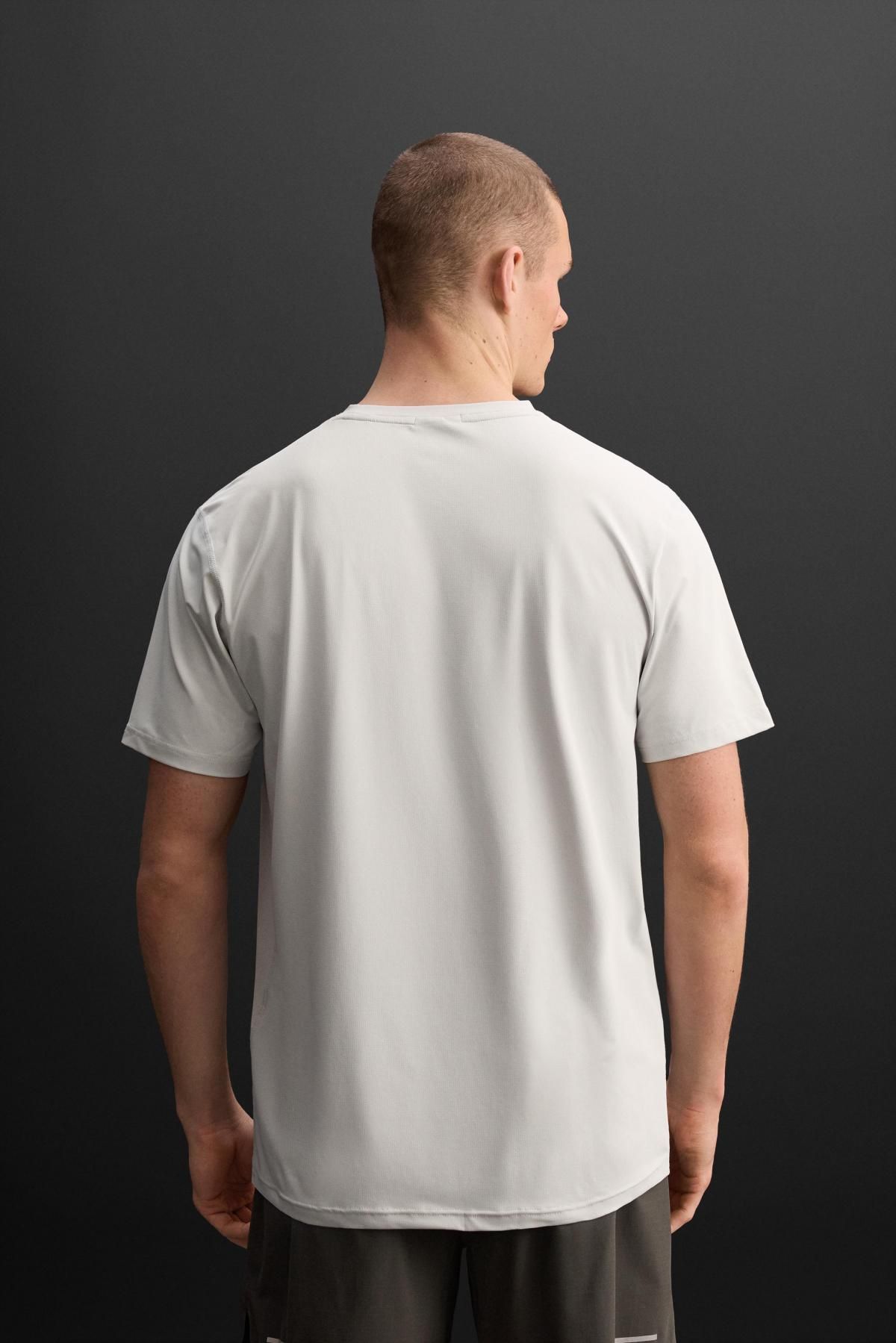 자라 베이직 트레이닝 티셔츠 4387/400 LIGHT GREY - 상세 이미지 4