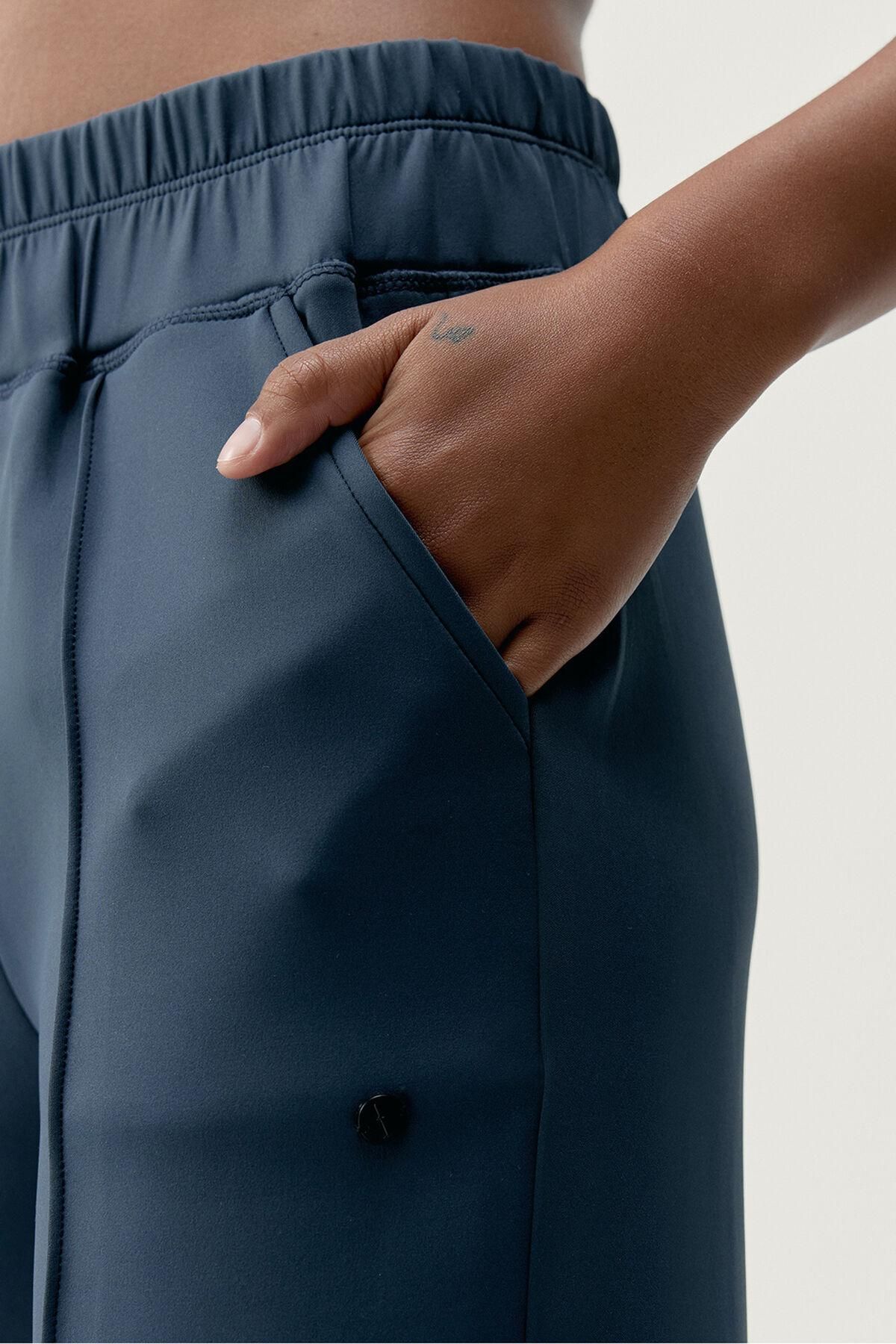 본리빙요가 테크니컬 와이드핏 팬츠 8182791 GRIS - 상세 이미지 3