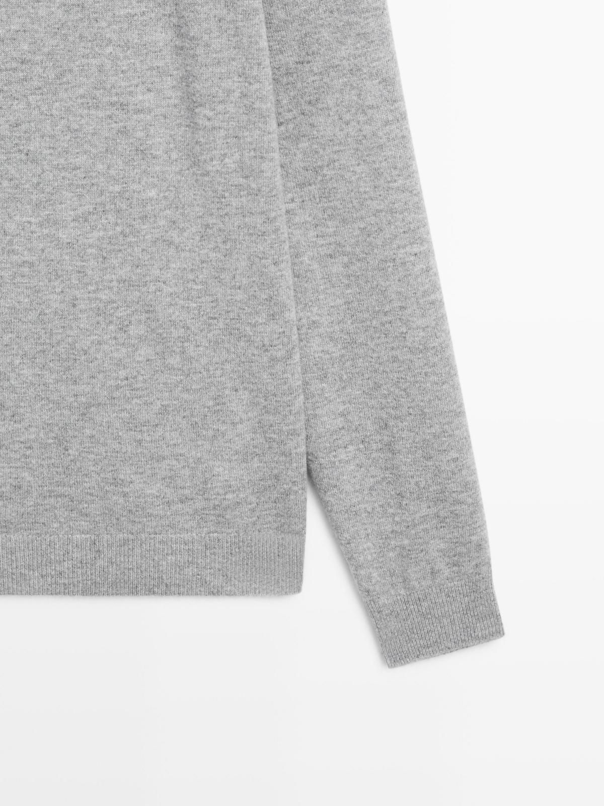 마시모두띠 프리미엄 울블렌드 터틀넥 니트 스웨터 1067/240 GREY MARL 이미지 8