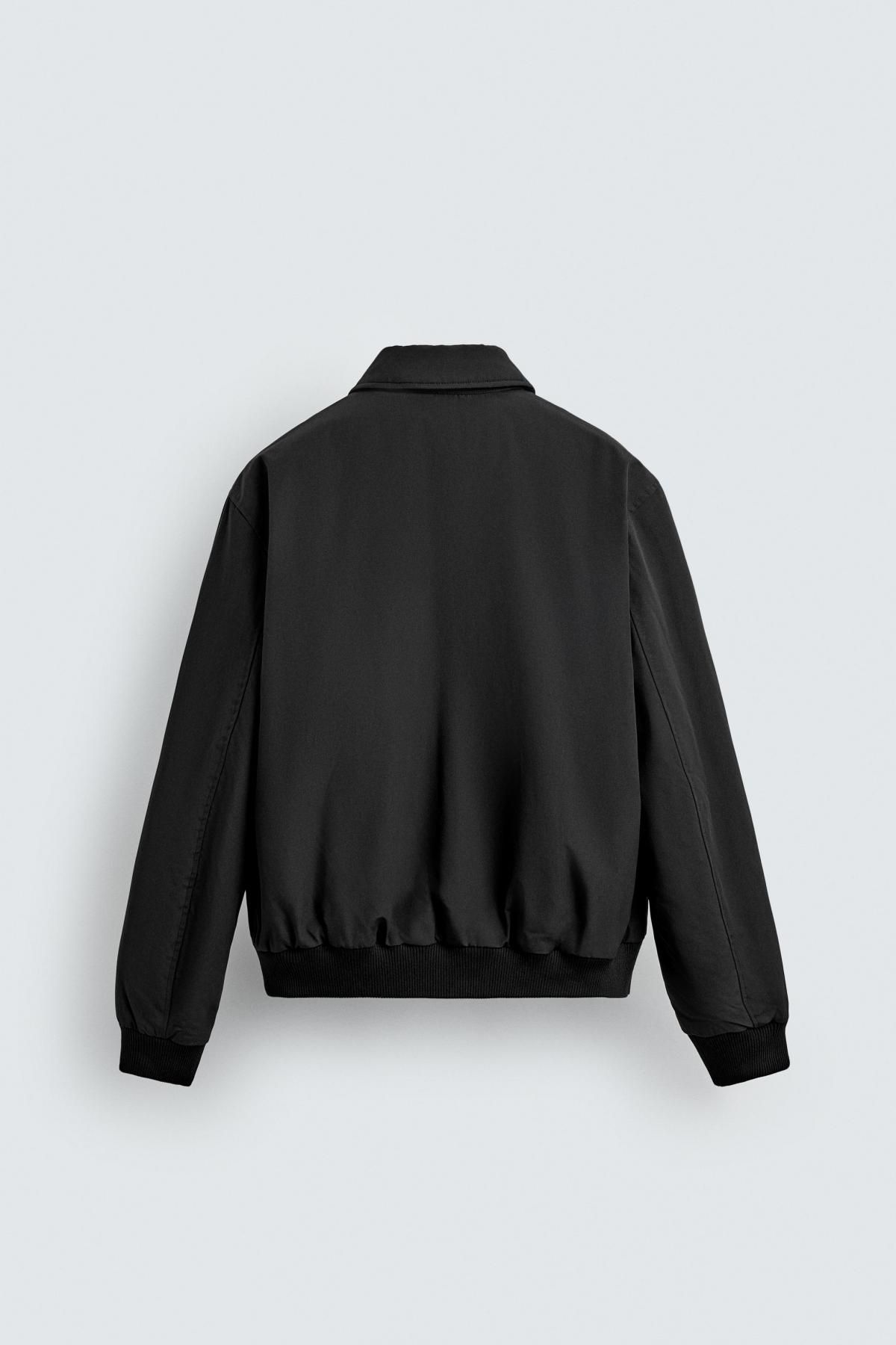 자라 테크니컬 퀼팅 패딩 블루종 재킷 3918/500 BLACK - 상세 이미지 2