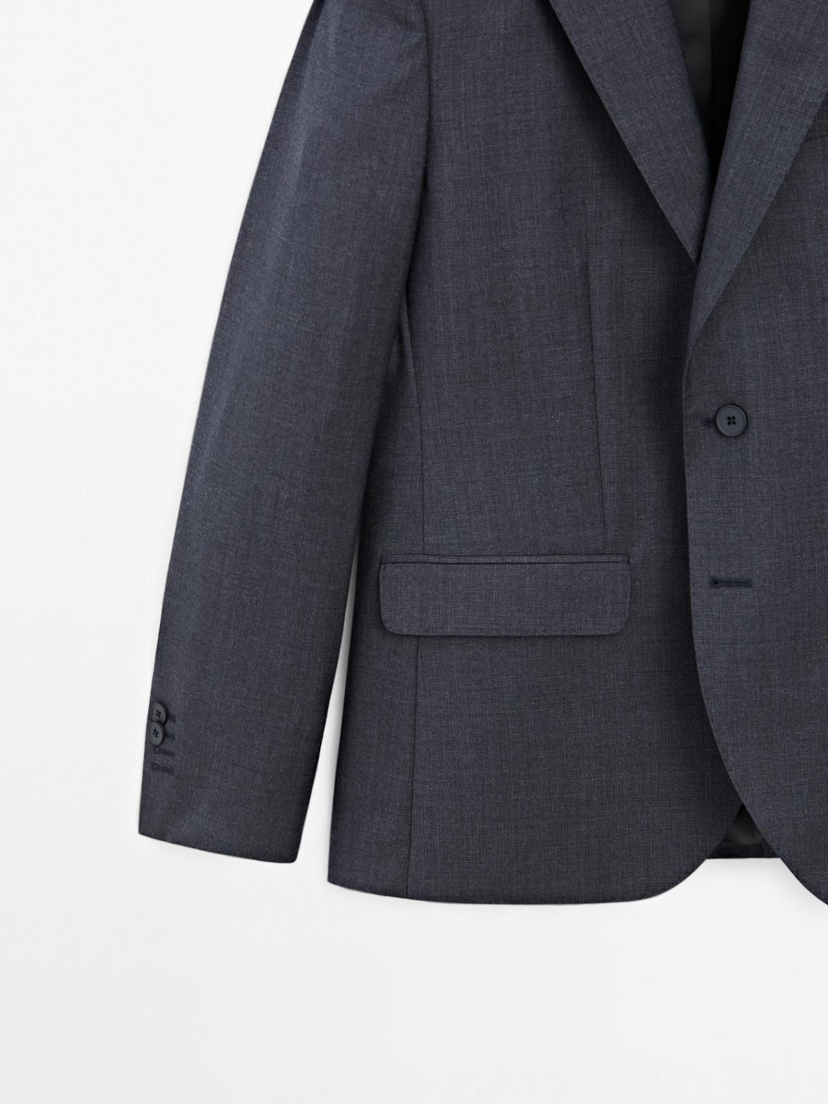 마시모두띠 클래식 100 울 테일러드 수트 블레이저 3500/501 NAVY BLUE - 상세 이미지 5
