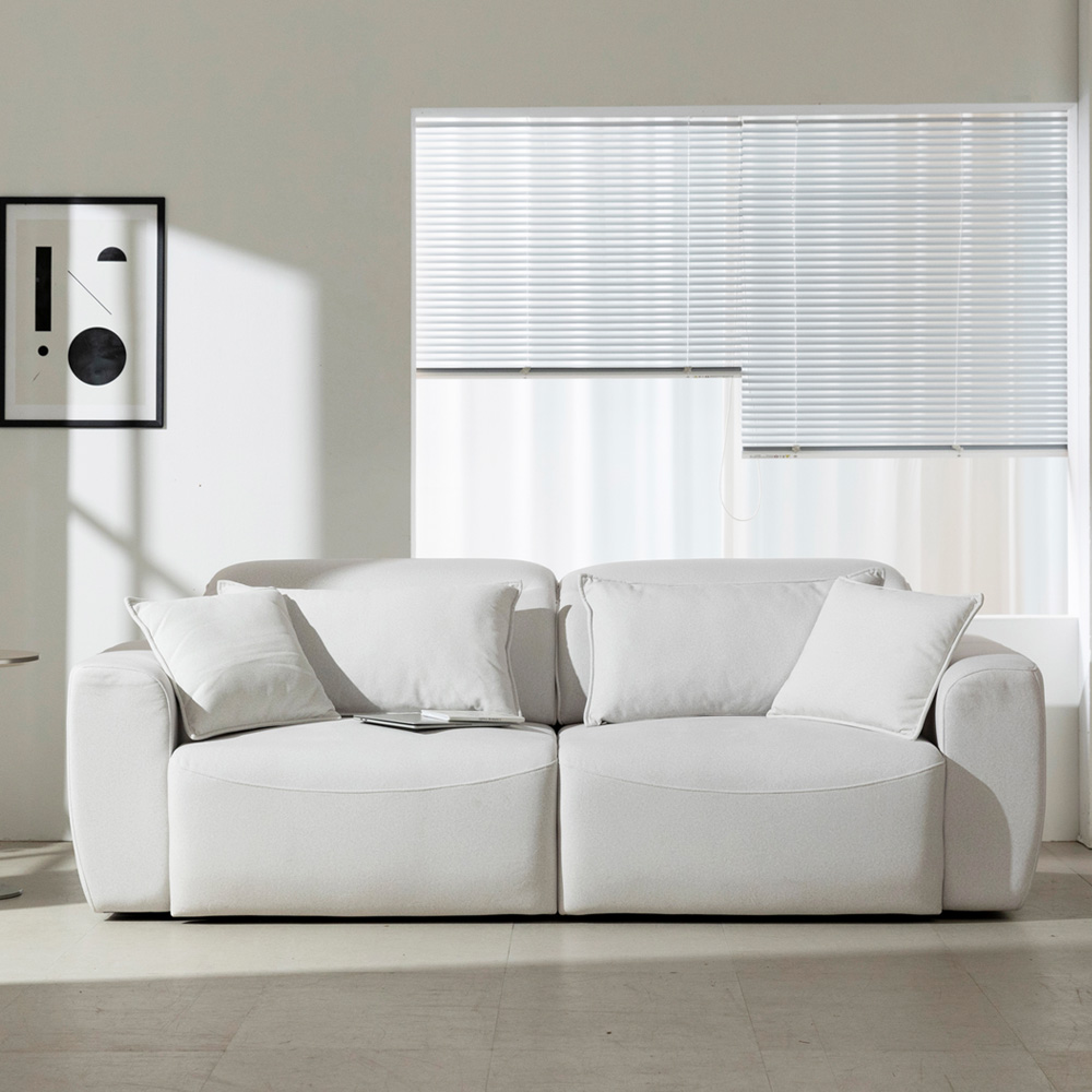 테로스 리클라이너 쇼파 슬라이드 무빙 모션소파 아이보리, 3인용