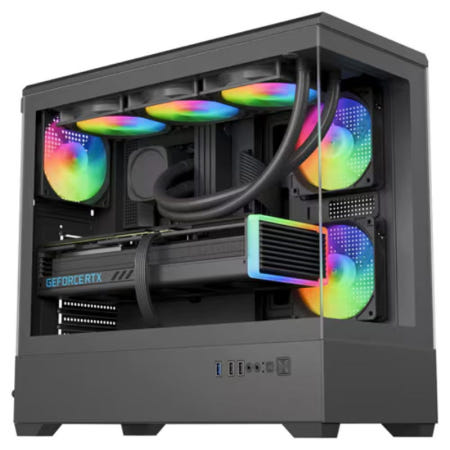 컴이지 킹덤 비바리움 맥스 컴퓨터 PC 케이스 (블랙)