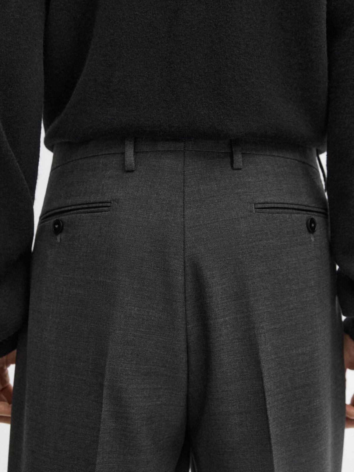 마시모두띠 울 혼방 정장 팬츠 0096/636 GREY - 상세 이미지 5