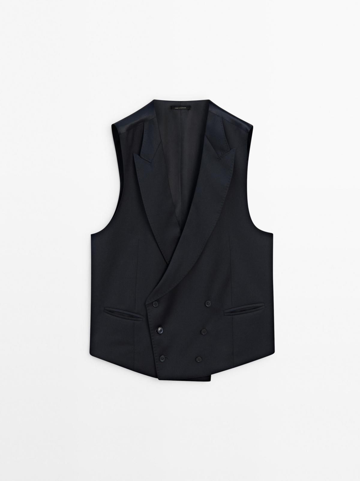 마시모두띠 테크니컬 클래식 울 베스트 2710/635 NAVY BLUE - 상품 이미지