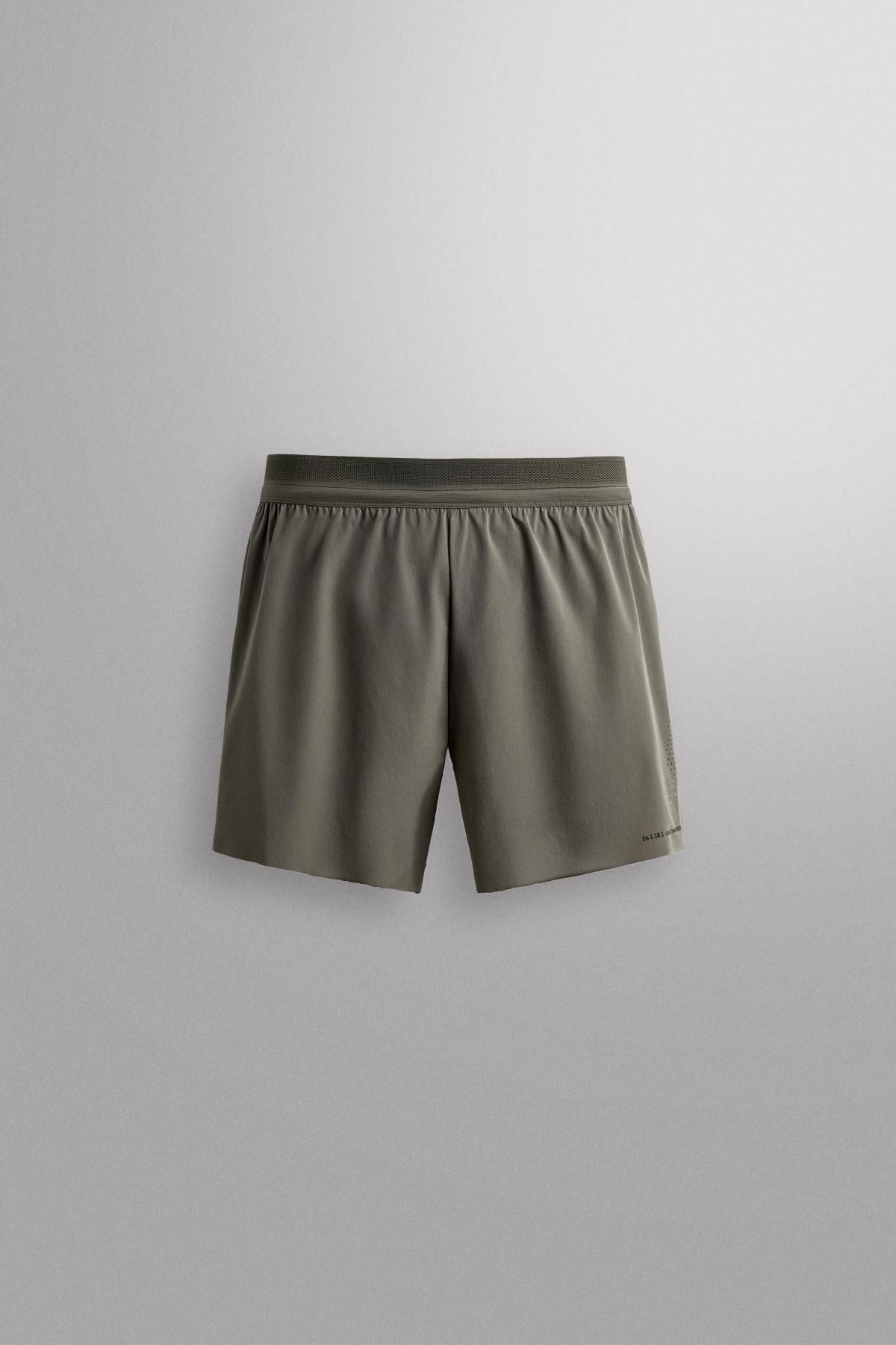 자라 테크니컬 초경량 러닝 숏팬츠 4387/414 TAUPE GREY - 상품 이미지