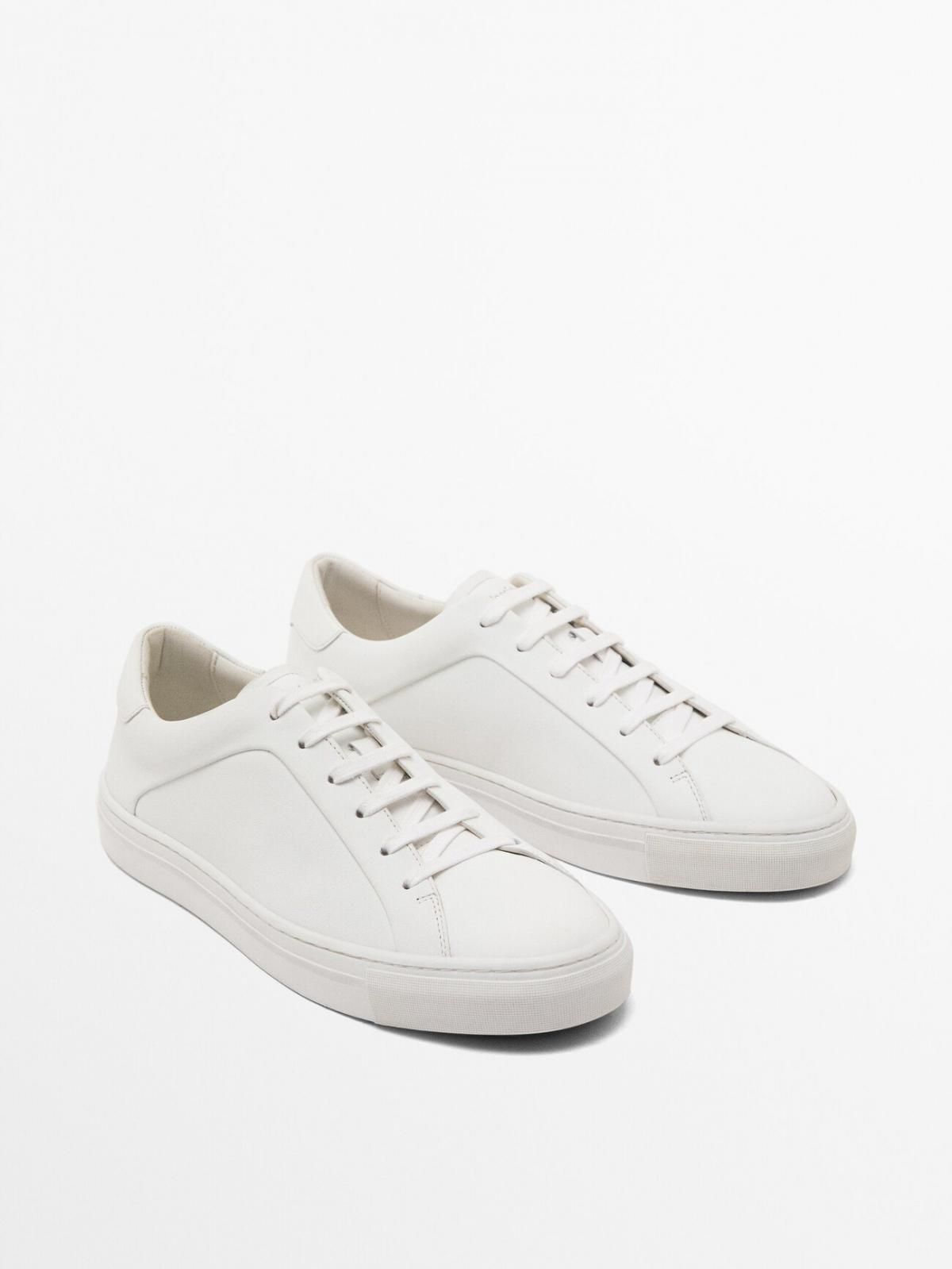 마시모두띠 스플릿 스웨이드 스니커즈 2161/450 WHITE - 상세 이미지 2
